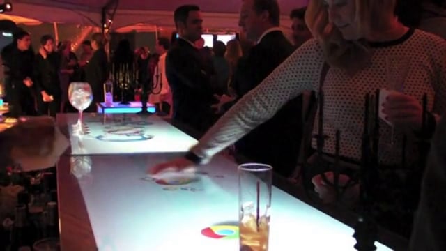 Interactive Bar and Table Tops