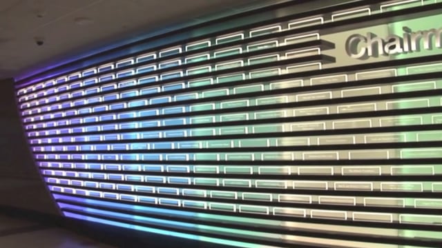 INTERACTIVE DONOR WALL AT A CHILDREN HOSPITAL